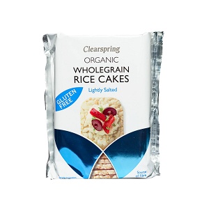 Wholegrain rice cakes, lightly salted