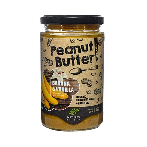 Peanut butter with banana and vanilla