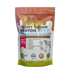 Whey protein with cocoa powder