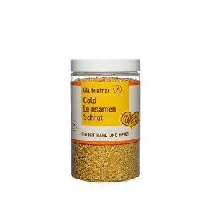 Ground gold flaxseed