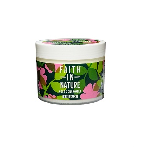 Hair mask with rose and chamomile