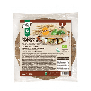 Wholegrain piadina with extra virgin olive oil