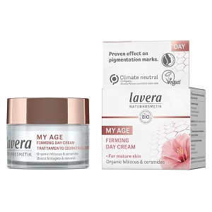 Firming day cream with hibiscus and ceramides