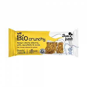 Bar with wholegrain oat, honey, almond and quinoa