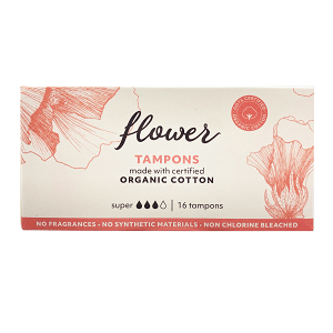 Super tampon made of certified organic cotton 16 pieces