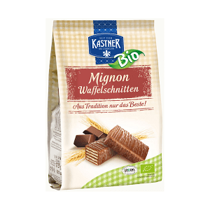 Small wafers with milk chocolate