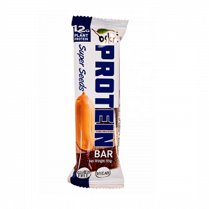 Gluten-Free Peanut, Chocolate and Seed Protein Bar