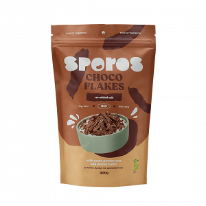 Organic Oat Flakes with Cocoa and Peanutbutter