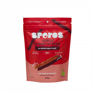 Organic Sticks with Apple and Turmeric With No Sugar Added