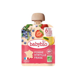 Organic Apple, Strawberry & Blueberry Puree from 6 Months Gluten Free