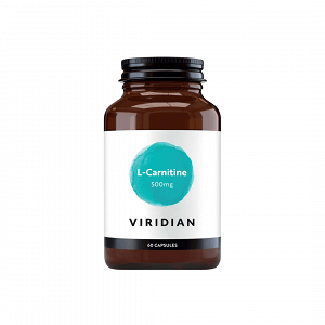 Food Supplement with Free-Form L-Carnitine, 500mg per Capsule, Suitable for Vegans