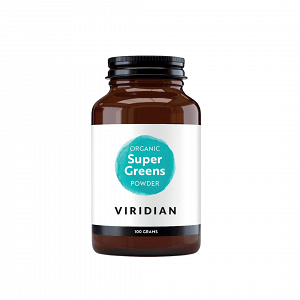 Food Supplement Powder with Spirulina, Chlorella, Wheatgrass, Barleygrass, Alfalfa and Seaweed