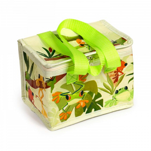 Tropical Frogs Thermal Lunch Bag - Made from Recycled Plastic Bottles (rPET)
