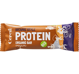 Organic Vegan Brownie-Style Protein Bar with Cashews and Dark Chocolate
