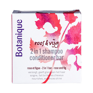 Vegan Στερεό Σαμπουάν και Conditioner με Τριαντάφυλλο και Σύκο, Πιστοποιημένο COSMOS NATURAL