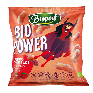 Organic Gluten-Free Corn Flips with Strawberry
