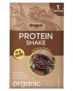 Organic Protein Shake Cacao and Vanilla with Erythritol