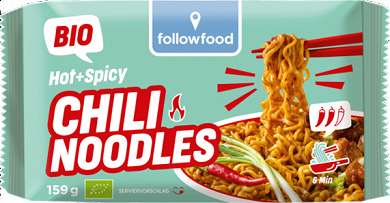 Βιολογικά Καυτερά Chili Νουντλς