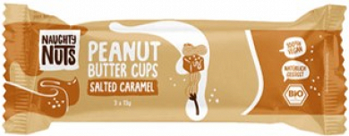 Organic Peanut Butter Cups with Salted Caramel and Chocolate