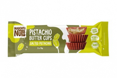 Βιολογικά Cups Φιστικιού Αιγίνης με Γέμιση Salted Pistachio