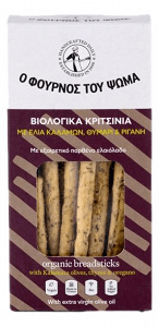 Kritsini with olive-thyme-oregano