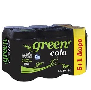 Green Cola  6Χ330ML (5+1)