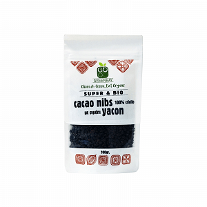 Cacao Nibs with Yacon Syrup