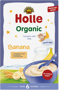 Organic Baby Milk Cereal with Banana from 6 Months