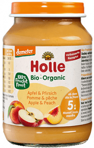 Biodynamic Fruit Puree with Apple & Peach from 5 Months
