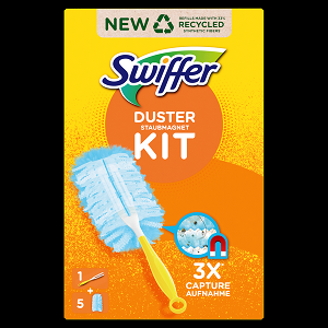 Swiffer Duster Kit Handle and 5 Dusting Wings