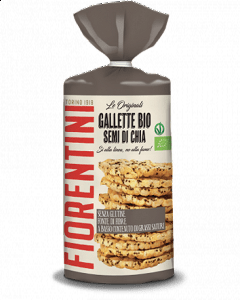 Organic Corn Cakes with Chia Seeds Gluten-Free