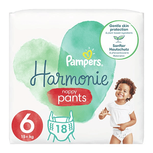 Pampers Harmonie Diapers Pants No6 18 pcs