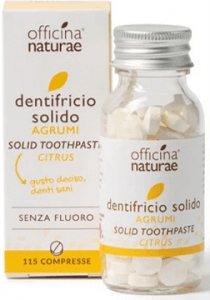 Natural Citrus Toothpaste Tablets for Fresh Breath & Enamel Protection – Nickel Tested, 115 Uses