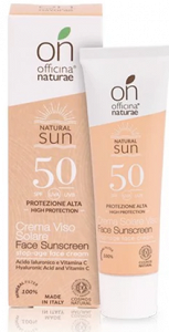 Φυσική Αντηλιακή Κρέμα Προσώπου SPF50 με Αντιγηραντική Δράση, Ελεγμένη για Νικέλιο