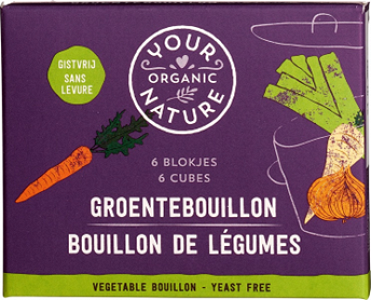 Organic Vegetable Bouillon Cubes, Yeast-Free