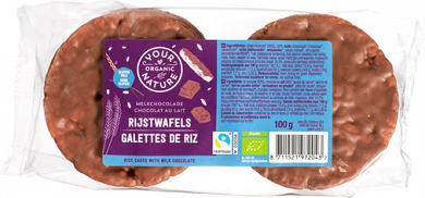 Rice wafer with Milk Chocolate Gluten-Free
