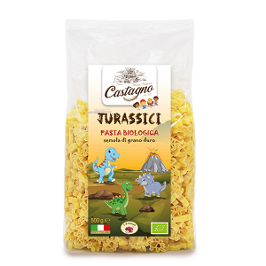 Organic Jurassic Kids Pasta from Durum Wheat Semolina