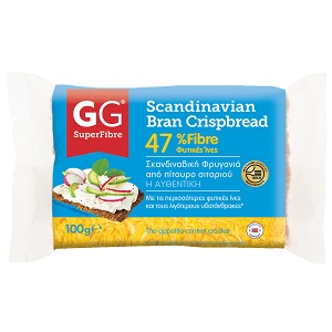 Αυθεντικές Σκανδιναβικές φρυγανιές 47% fibre από ακατέργαστο πίτουρο σιταριού