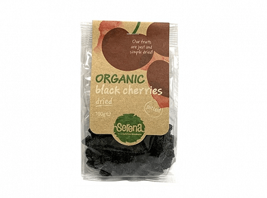Organic Dried Pitted Black Cherries With No Sugar Added