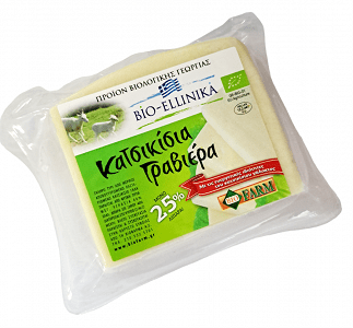 Goat Graviera Cheese 25% Fat from Karystos Greece– Vacuum Packed