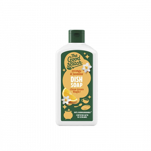 | Natural Dishwashing Liquid with Orange and Jasmine Scent – EU Ecolabel Certified
