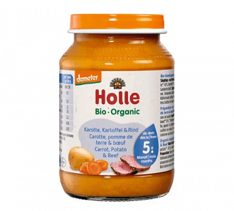 Vegetables (Carrot and Potato) with Beef in a Jar 5+ Months