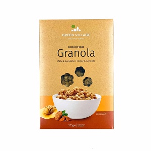 Granola with honey and almonds