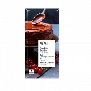 Organic Dark Chocolate Couverture with 70% Cocoa