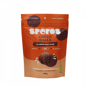 Organic Date Snack with Cocoa and Orange Flavor
