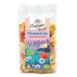 Organic Kids’ Chioccioline Pasta – Little Snail Shapes with Spinach, Tomato and Beetroot