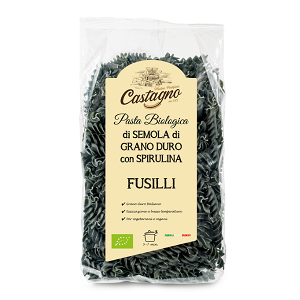 Βιολογικά Fusilli από Σιμιγδάλι Σκληρού Σίτου με Σπιρουλίνα