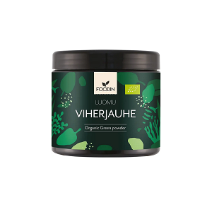 Organic Green Superfood Powder Blend with Wheatgrass, Barley Grass, Spirulina & Chlorella