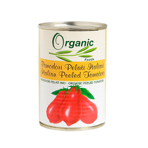 Organic Whole Peeled Tomatoes in Tomato Juice