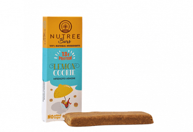 Vegan Μπάρα Πρωτεΐνης “Lemon Cookie” Χωρίς Προσθήκη Ζάχαρης